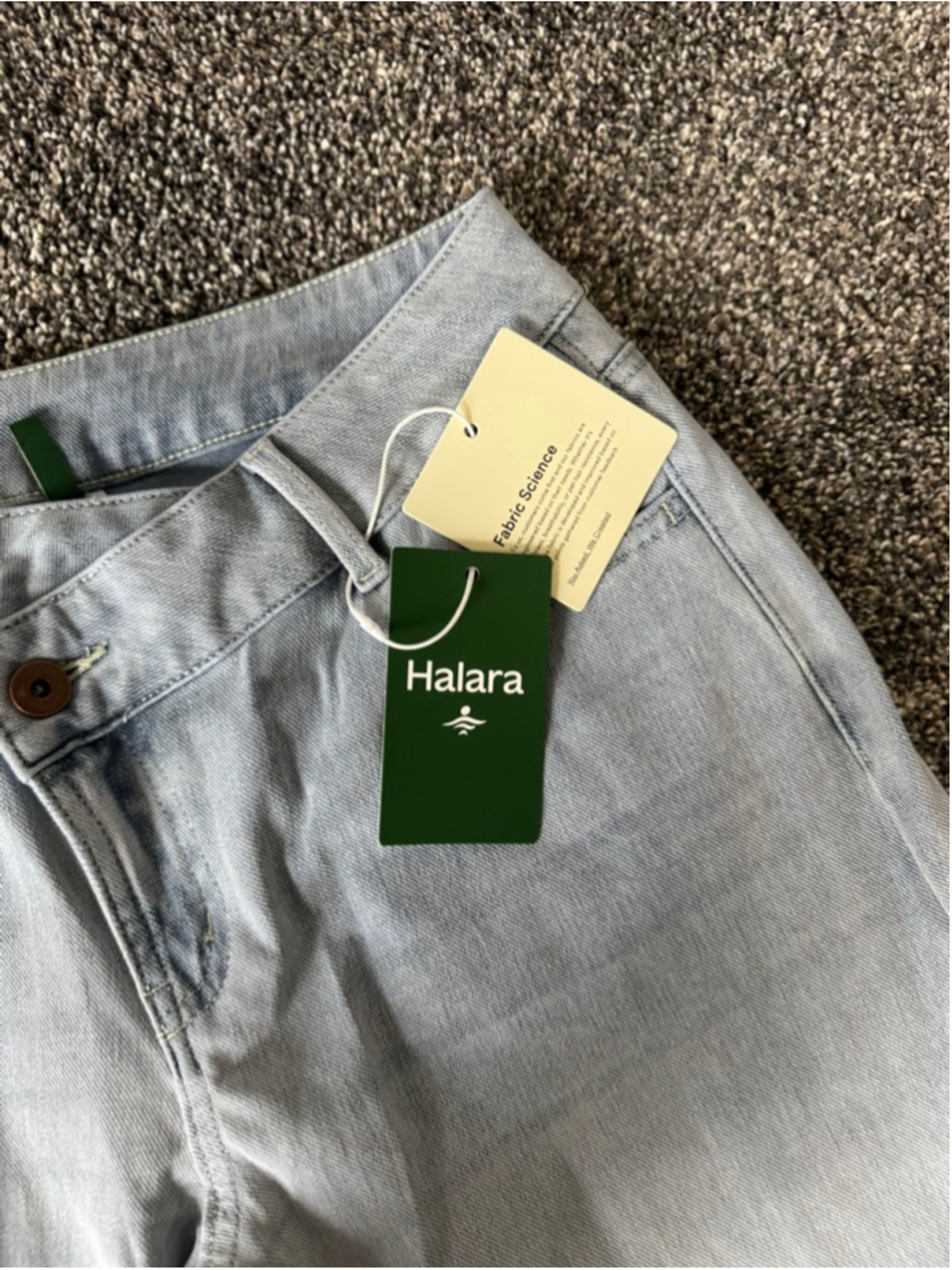 Halara Flex™ Asymmetric Low Rise Baggy Wide Leg Washed Jeans Size Small Long - Picture 10 of 16